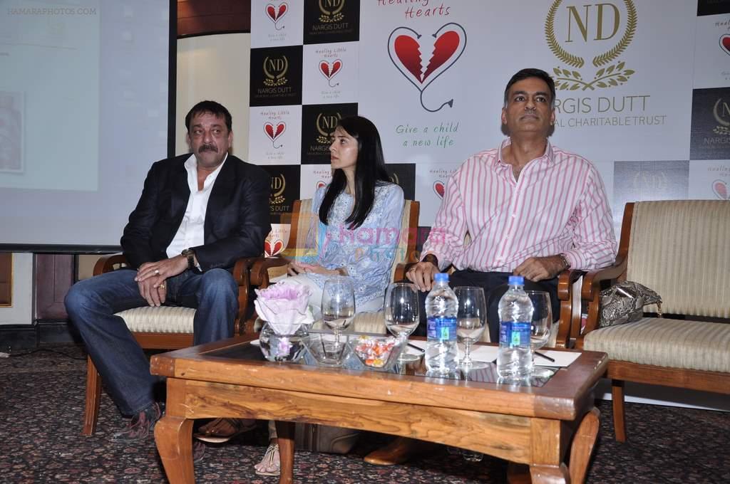 Sanjay Dutt at Nargis Dutt memorial press meet in Taj Land's End, Mumbai on 28th Nov 2012