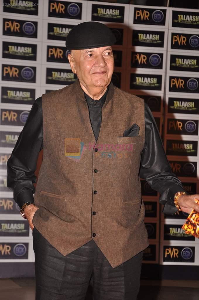 Prem Chopra at Talaash film premiere in PVR, Kurla on 29th Nov 2012