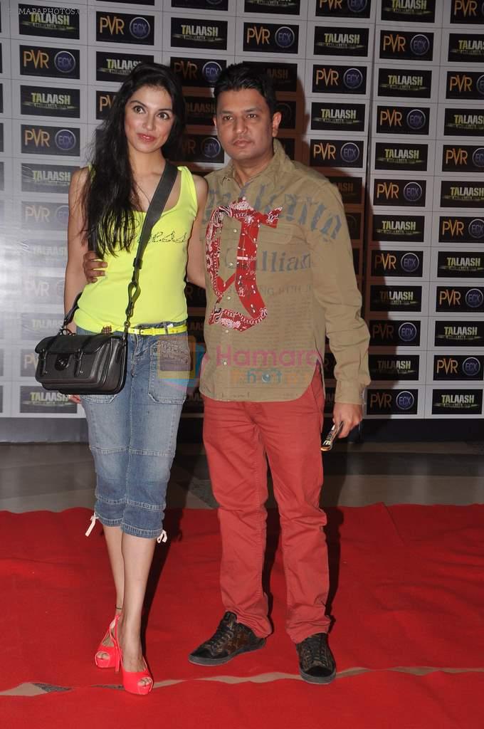 Divya Khosla Kumar, Bhushan Kumar at Talaash film premiere in PVR, Kurla on 29th Nov 2012