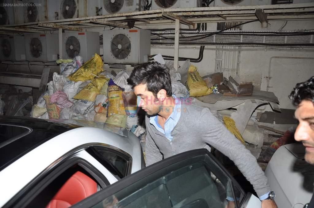 Ranbir Kapoor snapped outside PVR Juhu on 30th Nov 2012