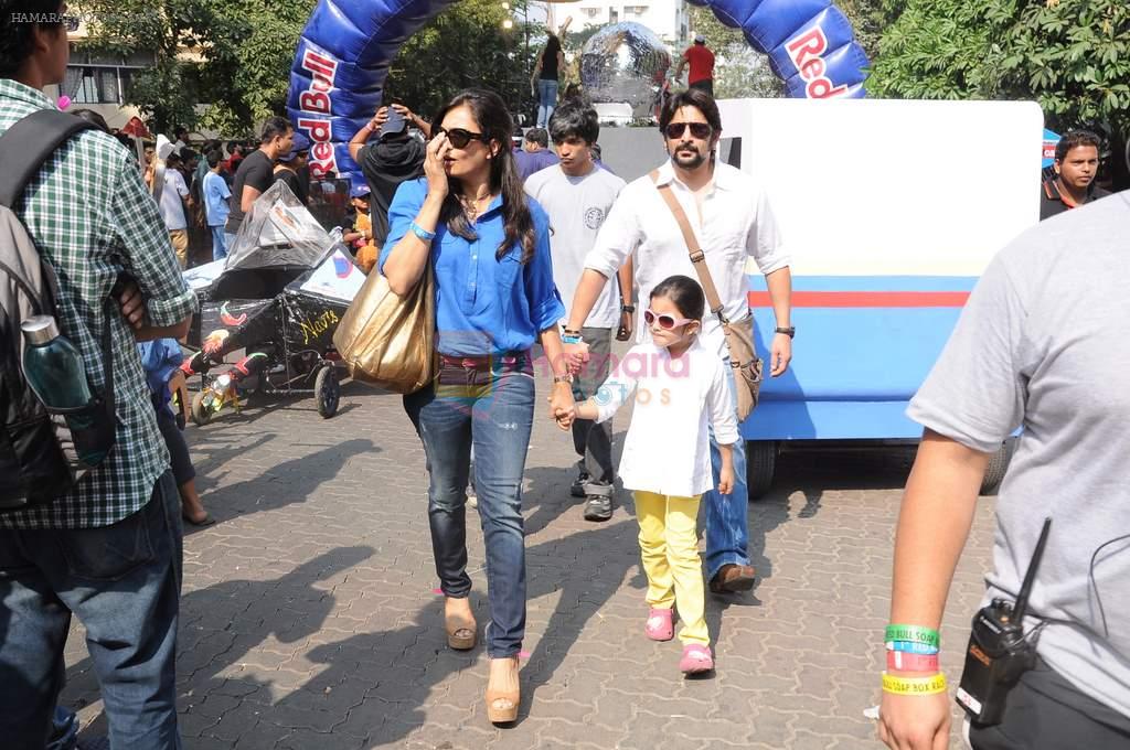 Arshad Warsi, Maria Goretti at Red Bull race in Mount Mary on 2nd Dec 2012
