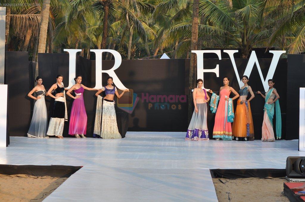 Model walk the ramp for Shouger Merchant Doshi  Show at IRFW 2012 in Goa on 1st Dec 2012