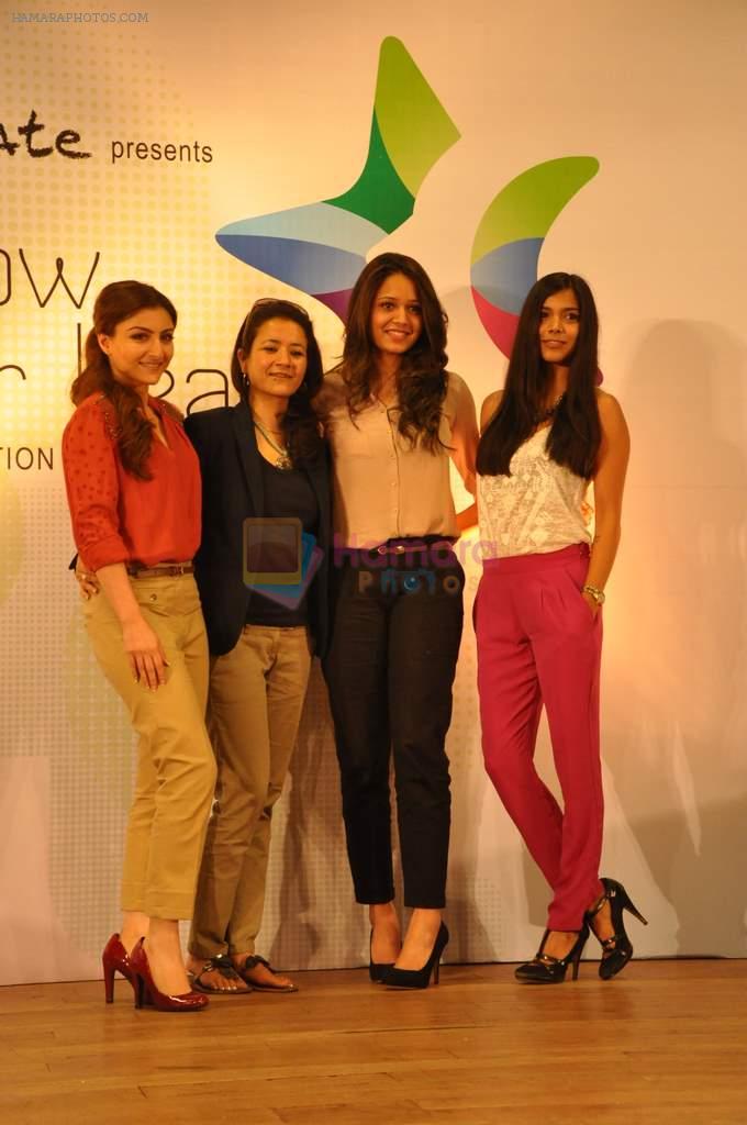 Soha Ali Khan at Follow your heart event in IES on 5th Dec 2012
