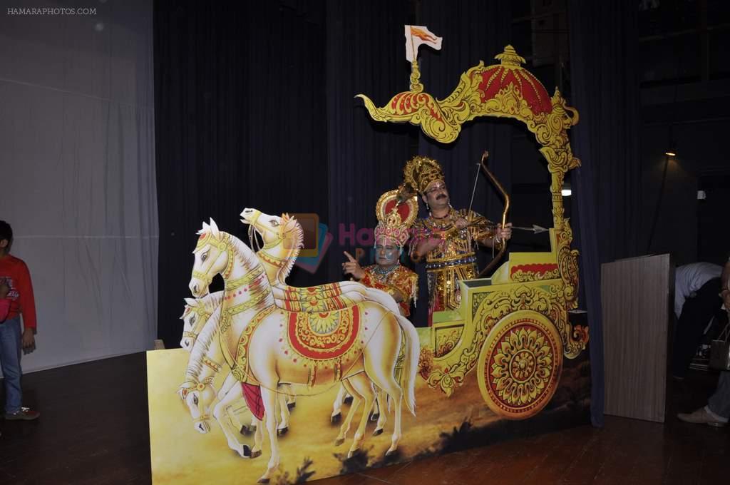 Anup Jalota dressed as Lord Krishna at Bhagwad Gita album launch in Isckon, Mumbai on 6th Dec 2012