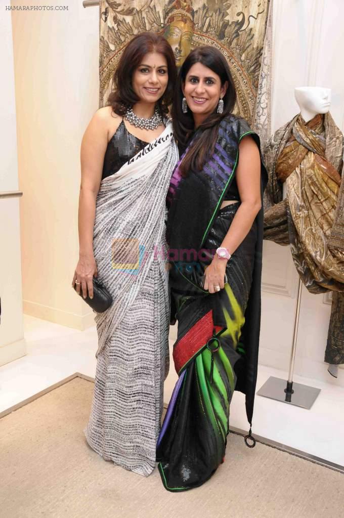 Deepika Gehani & Sujata Assoumal Sippy at Masaba announced as Fashion Director of Satya Paul brand in Mumbai on 7th Dec 2012