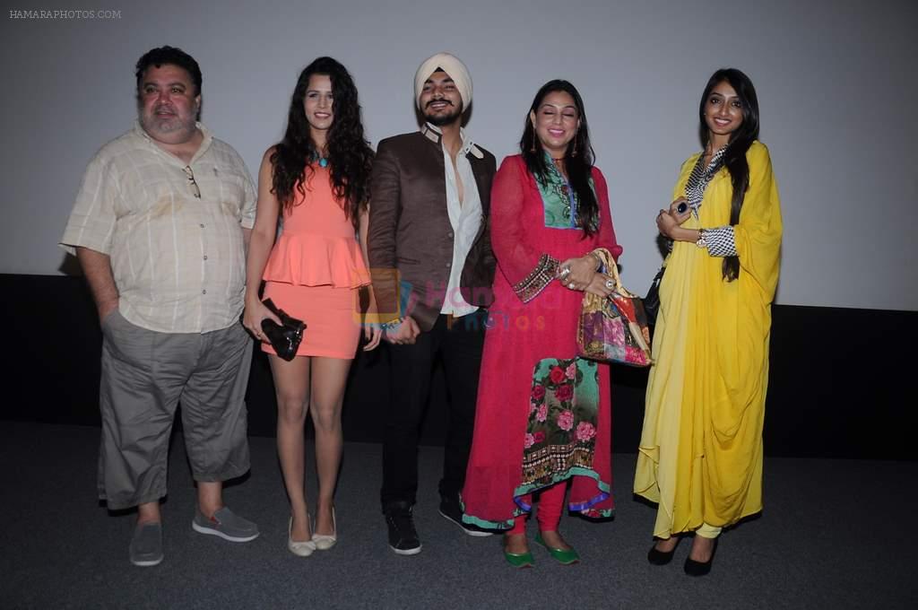 Gurdeep Singh Mehndi at the launch of Daler Mehndi's son Gurdeep Singh Mehndi in Bollywood  at Fun Cinemas on 7th Dec 2012