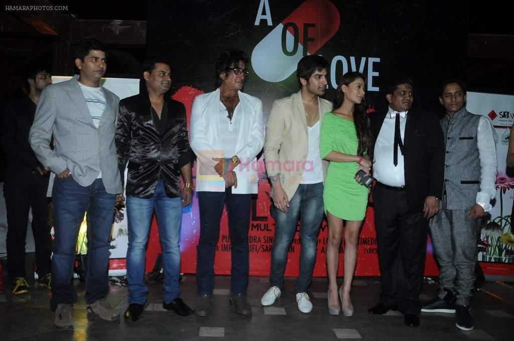 Sara Khan, Shakti Kapoor, Paras Chhabra at the launch of Sara Khan's production House Louise Multimedia Pvt Ltd with the announcement of her film A capsule of love on 8th Dec 2012