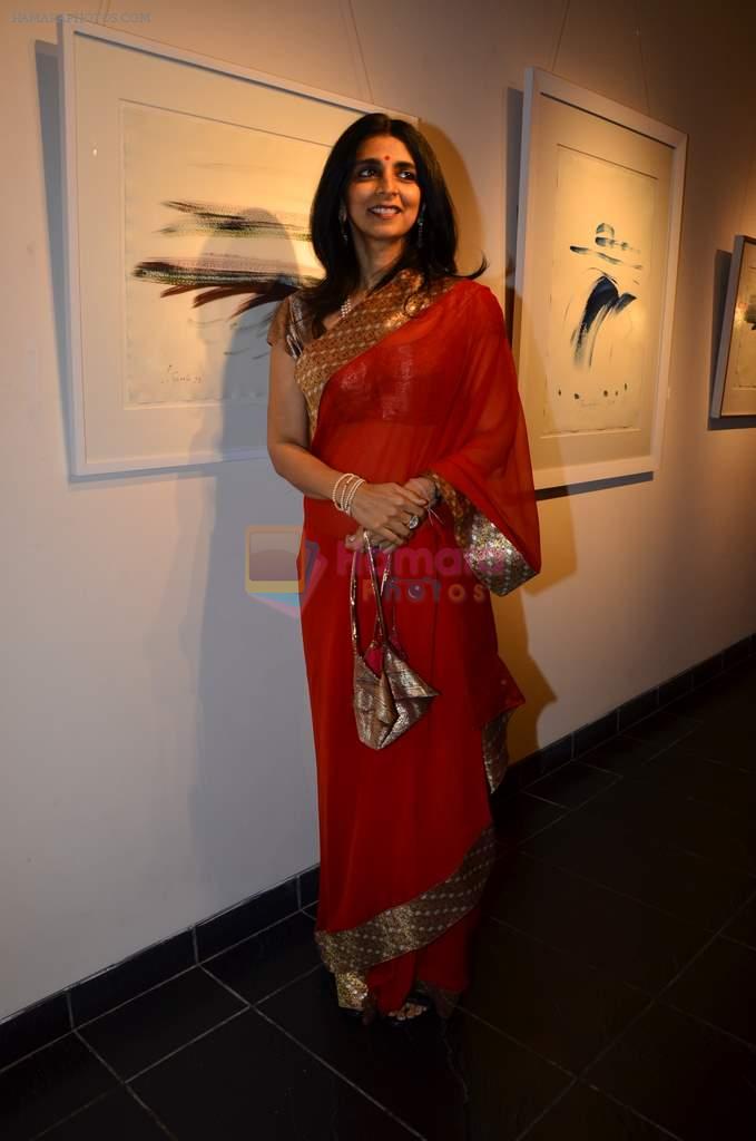 Tina Tahiliani at Siegward Sprotte exhibition in Tao Art Gallery on 8th Dec 2012