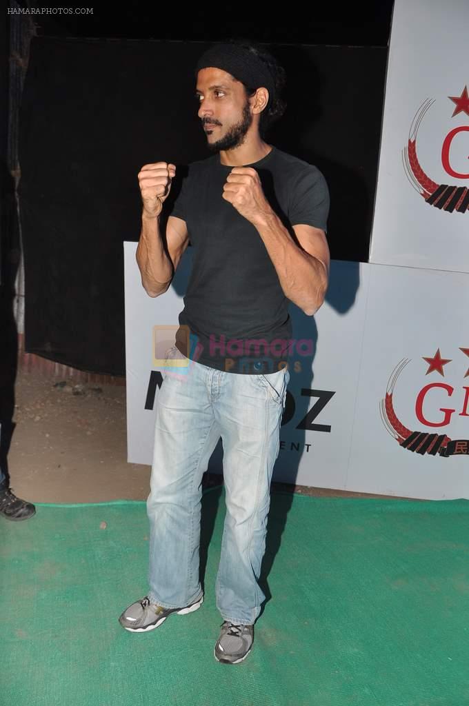Farhan Akhtar at Guns N Roses concert in Mumbai on 9th Dec 2012