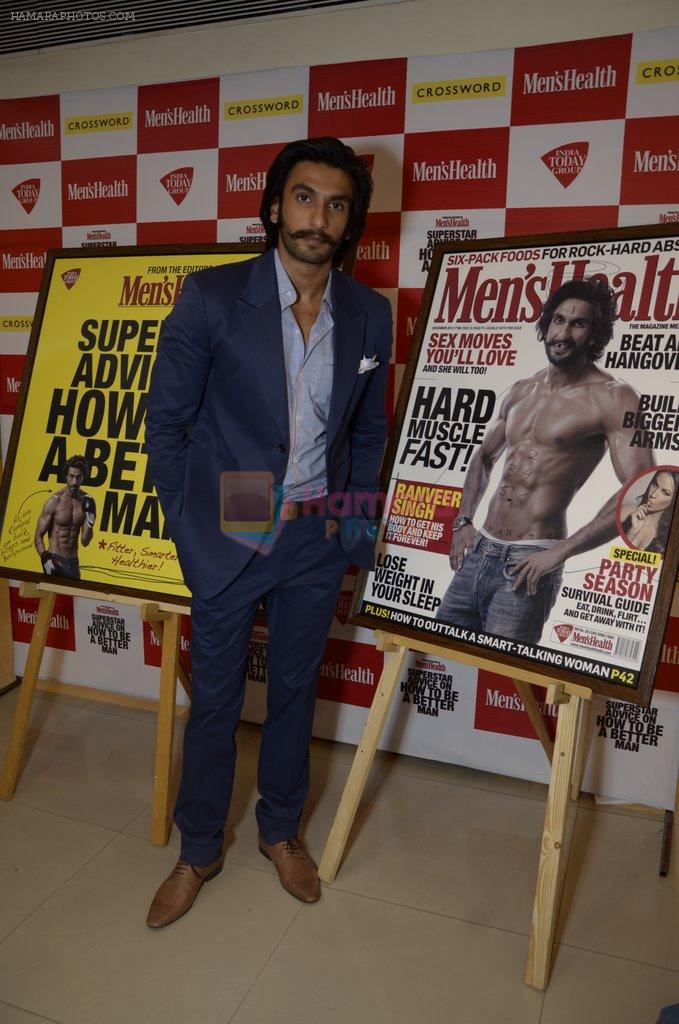 Ranveer Singh promotes Men's Health magazine in Mumbai on 13th DEc 2012