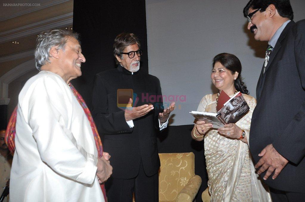 Amitabh Bachchan, Ustad Amjad Ali Khan at Ustad Amjab Ali Khan book launch in ITC Grand Central, Mumbai on 13th Dec 2012