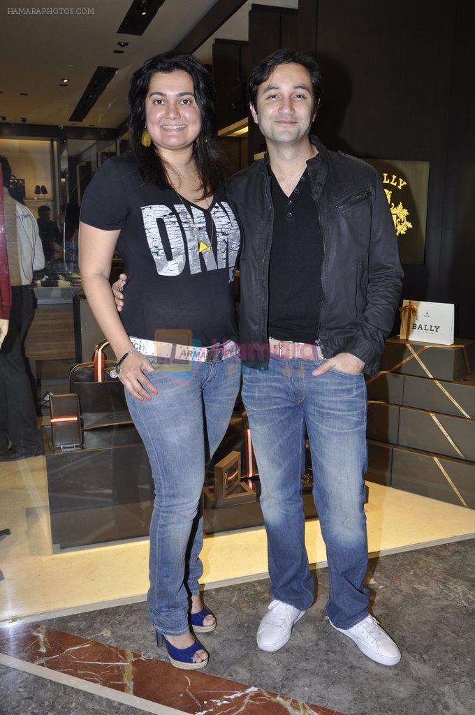 Divya Palat, Aditya Hitkari at Bally launch in Palladium, Mumbai on 15th Dec 2012