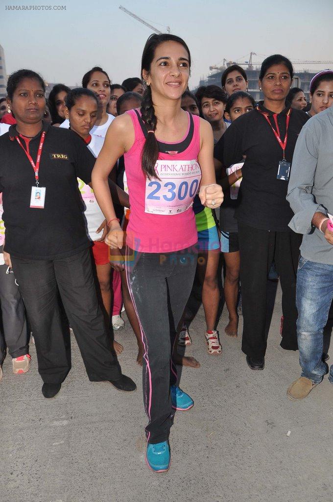 Tara Sharma at Pinkathon in Mumbai on 16th Dec 2012