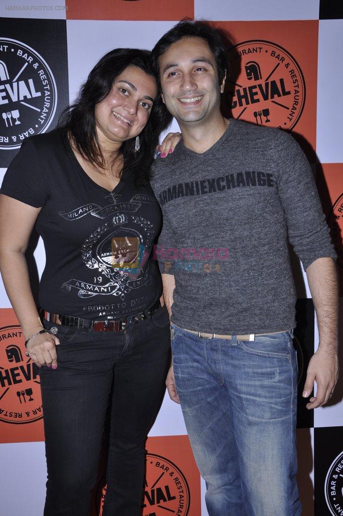 Divya Palat, Aditya Hitkari at Cheval Club launch in Kala Ghoda, Mumbai on 15th Dec 2012