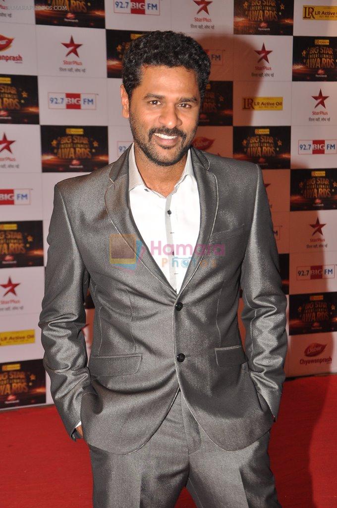 Prabhu Deva at Big Star Awards red carpet in Mumbai on 16th Dec 2012