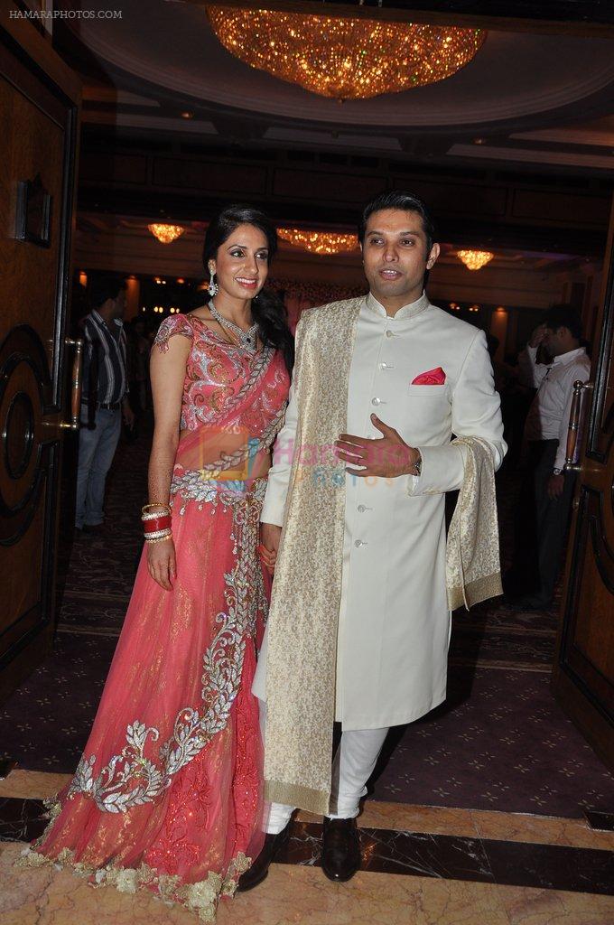 at Abhinav & Ashima Shukla wedding reception in Taj Land's End, Bandra, Mumbai on 16th Dec 2012