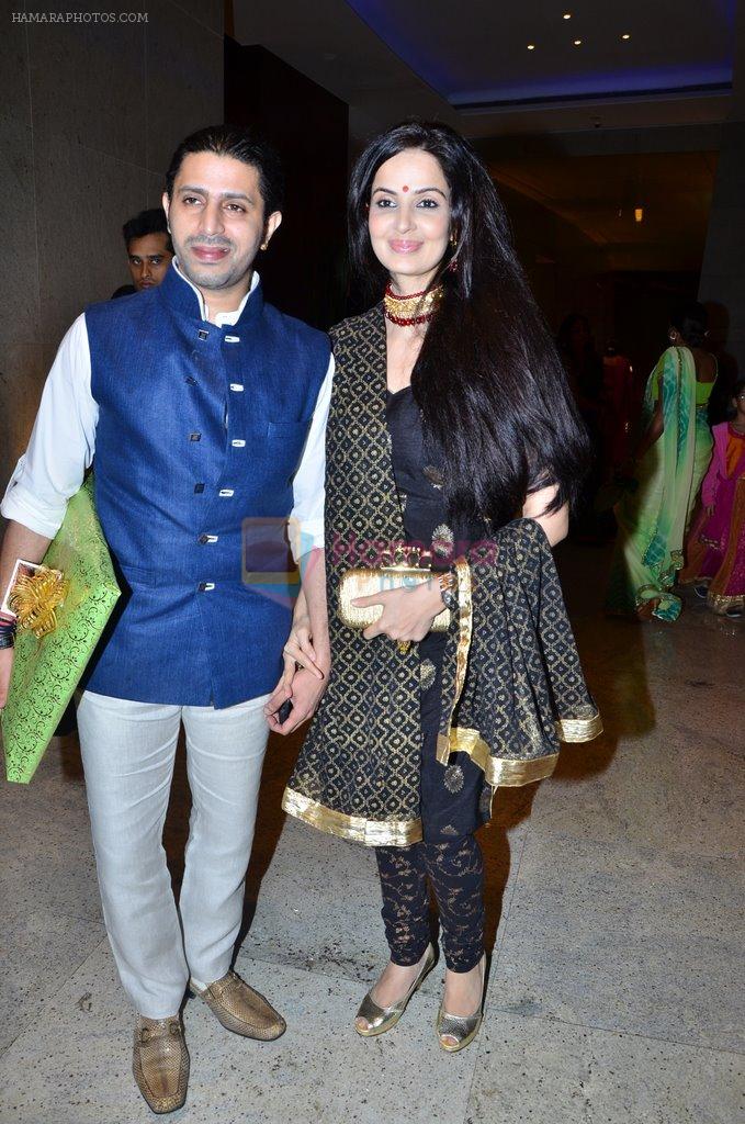 Rukhsar at Durga jasraj's daughter Avani's wedding reception with Puneet in Mumbai on 16th Dec 2012