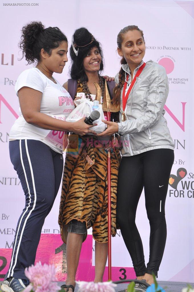 at Pinkathon Event on BKC, Mumbai on 16th Dec 2012