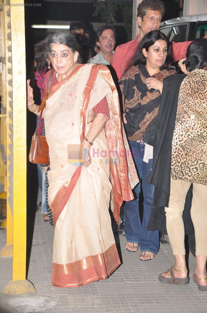 Lalitha Lajmi at Dabangg 2 screening in Ketnav, Mumbai on 17th Dec 2012