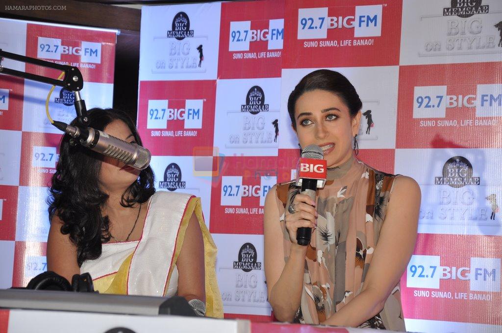 Karisma Kapoor turns RJ for Big FM in Peninsula, Mumbai on 18th Dec 2012