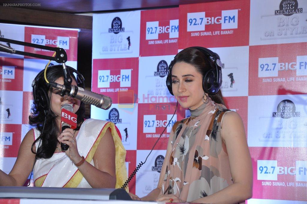 Karisma Kapoor turns RJ for Big FM in Peninsula, Mumbai on 18th Dec 2012