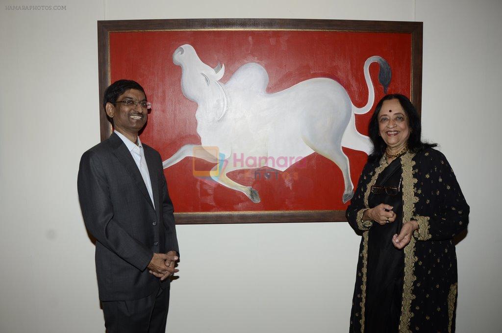 at Bharat Tripathi art exhibition in Musuem Art Gallery on 19th Dec 2012