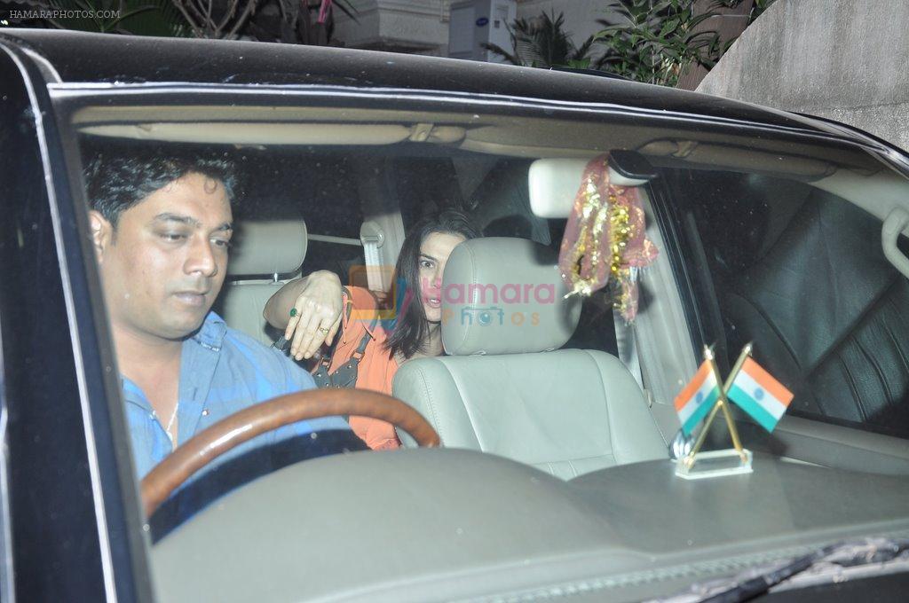 Preity Zinta at Dabangg 2 screening in Ketnav, Mumbai on 19th Dec 2012,1