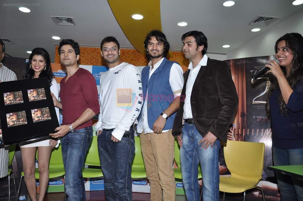 Tena Desae, Rajeev Khandelwal, Aditya Datt at the Audio release of Table No. 21 in Radio City 91.1 FM, Mumbai on 20th Dec 2012