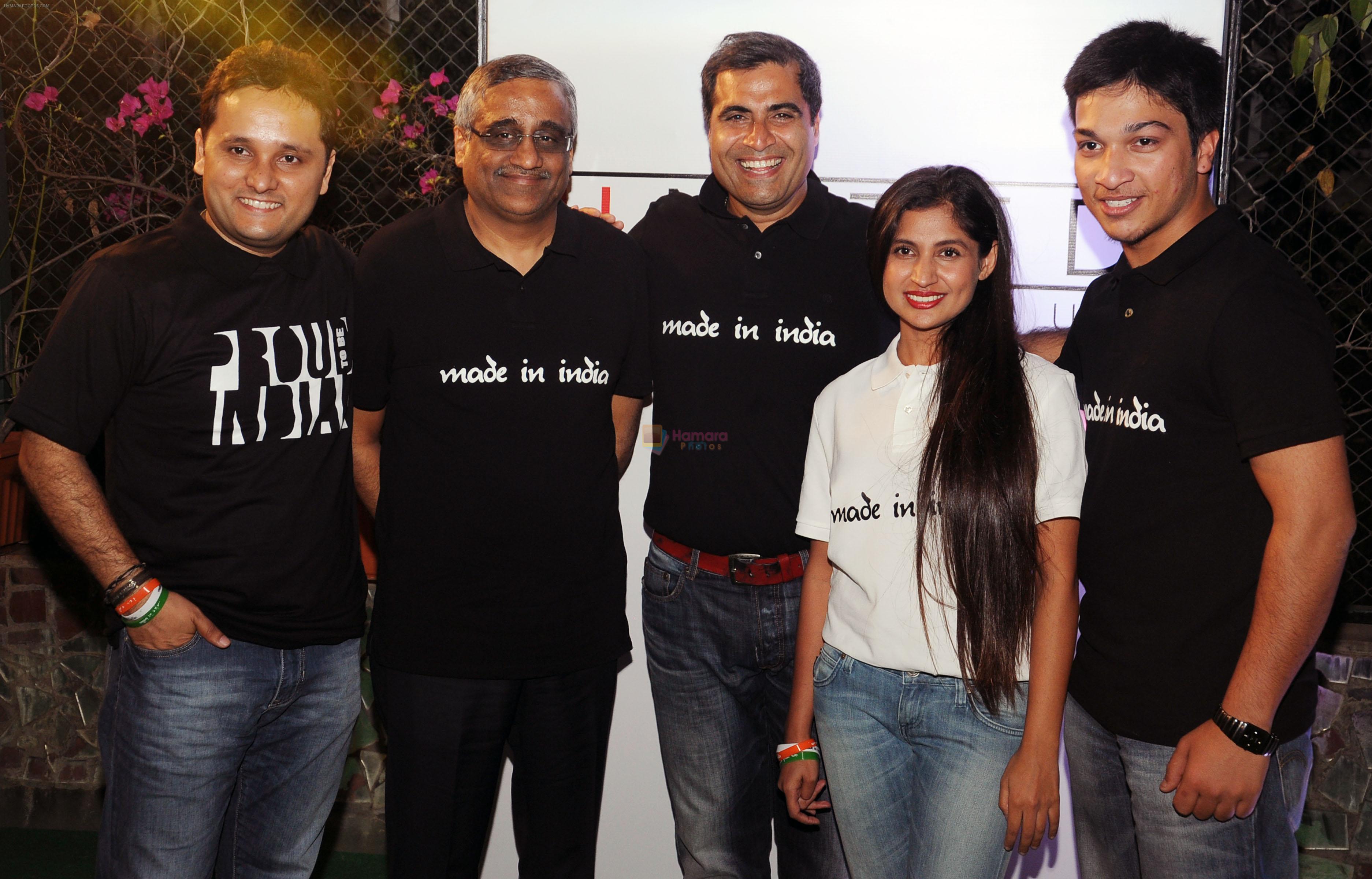SHAILENDRA SINGH LAUNCHES MADE IN INDIA PROJECT on 19th Dec 2012