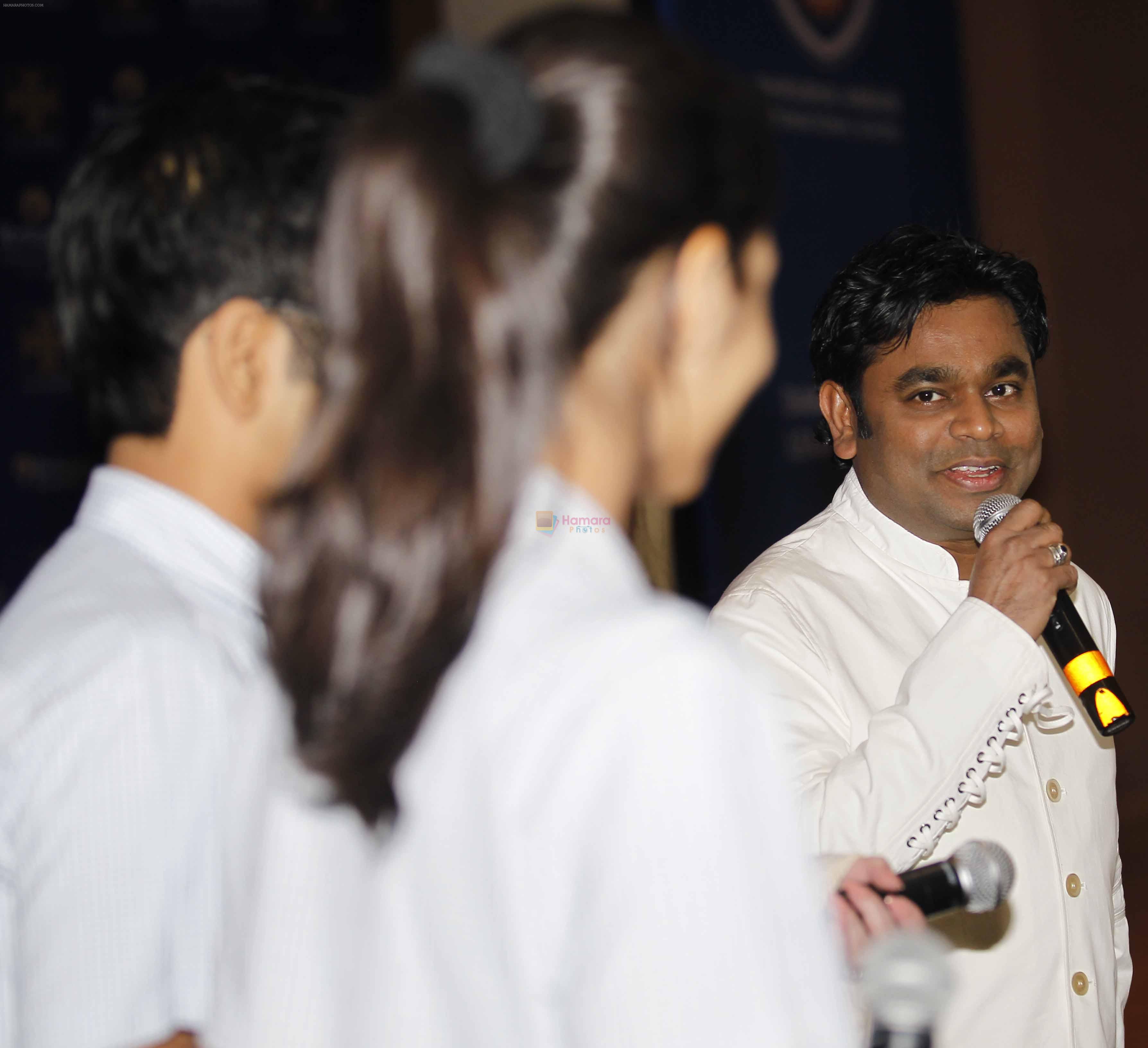 Nita Ambani, A R Rahman at a Special Event in Dhirubhai Ambani International School, Bandra, Kurla Complex on 20th Dec 2012