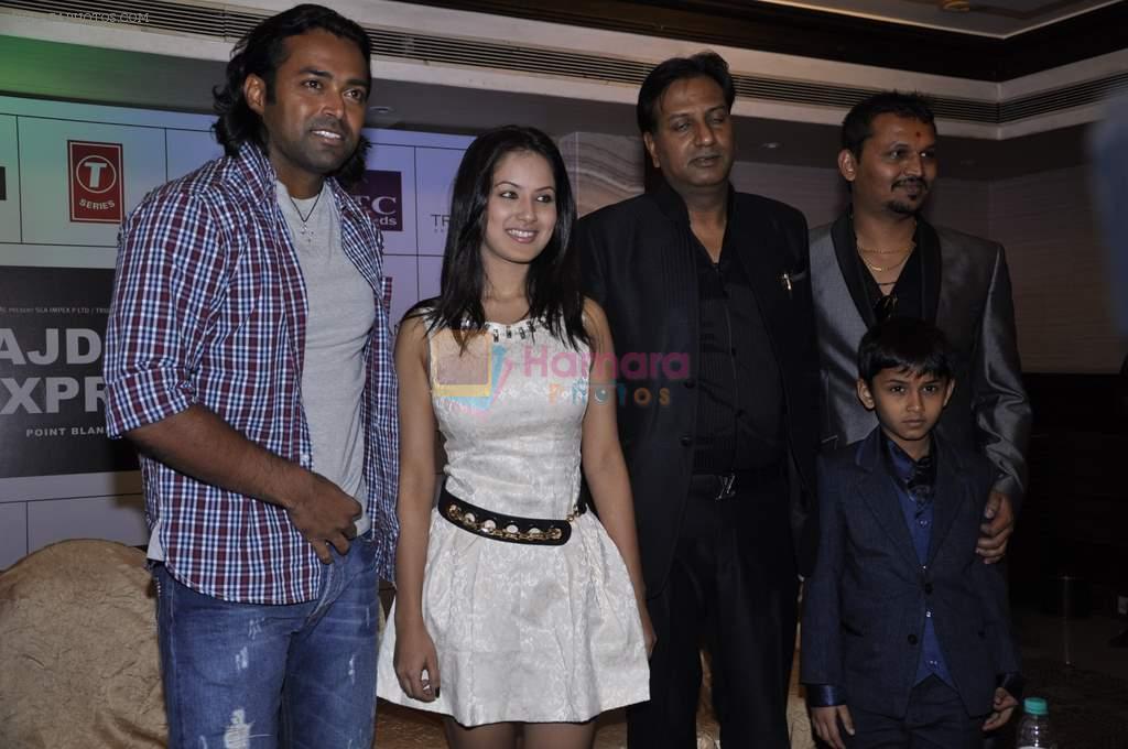 Leander Paes, Puja Bose at Rajdhani Express music launch in The Club on 22nd Dec 2012
