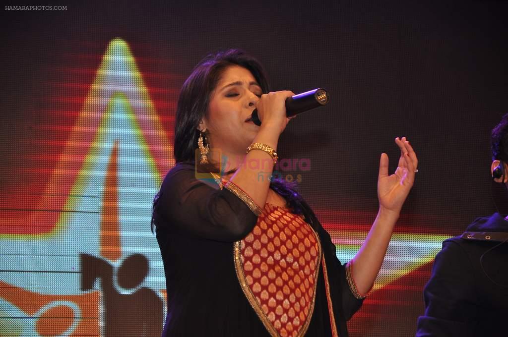 Sunidhi Chauhan at Star Nite in Mumbai on 22nd Dec 2012