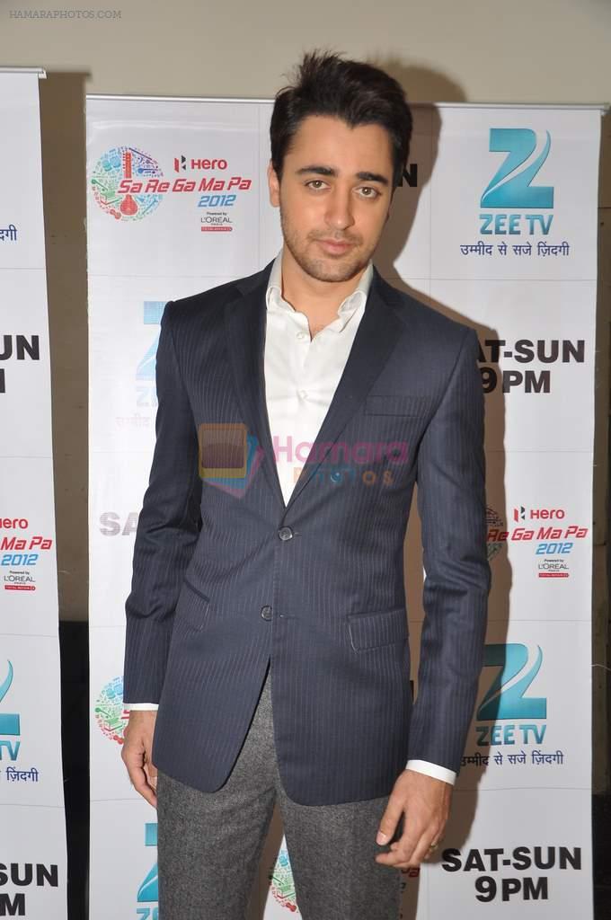 Imran Khan on the sets of ZEE Saregama in Famous on 24th Dec 2012