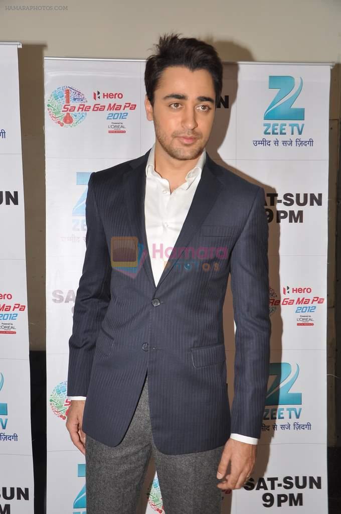 Imran Khan on the sets of ZEE Saregama in Famous on 24th Dec 2012