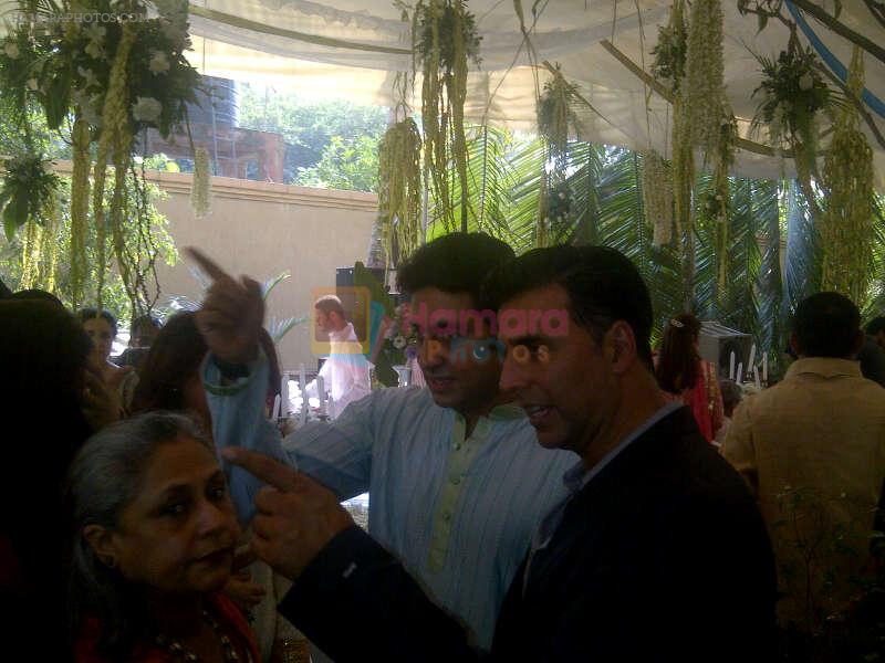 Abhishek Bachchan at alka bhatia's wedding brunch in Mumbai on 25th Dec 2012