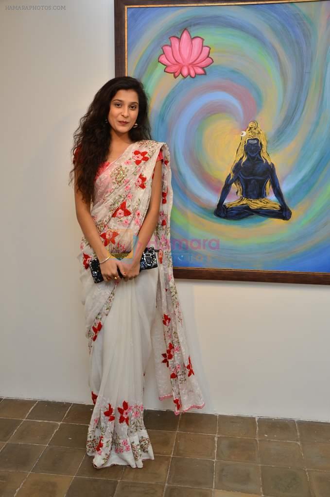 Surbhi Shukla at Bharat Tripathi's exhibition in Mumbai on 25th Dec 2012