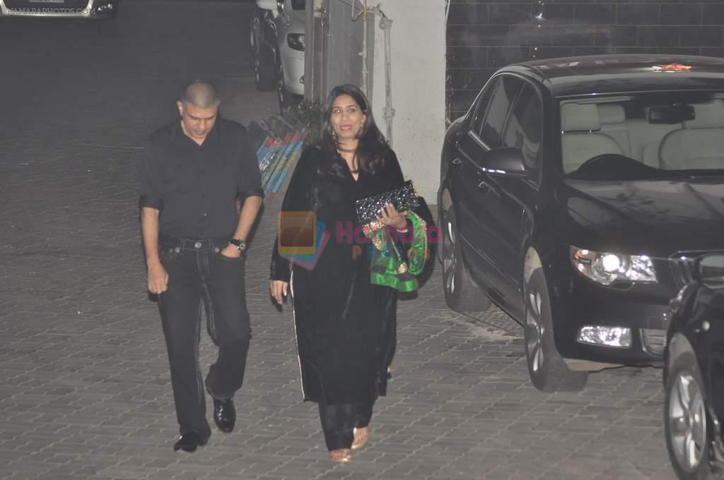 at Salman's private dinner at home in Bandra, Mumbai on 26th Dec 2012