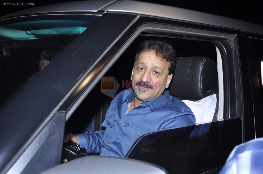 Baba Siddique at Salman's private dinner at home in Bandra, Mumbai on 26th Dec 2012