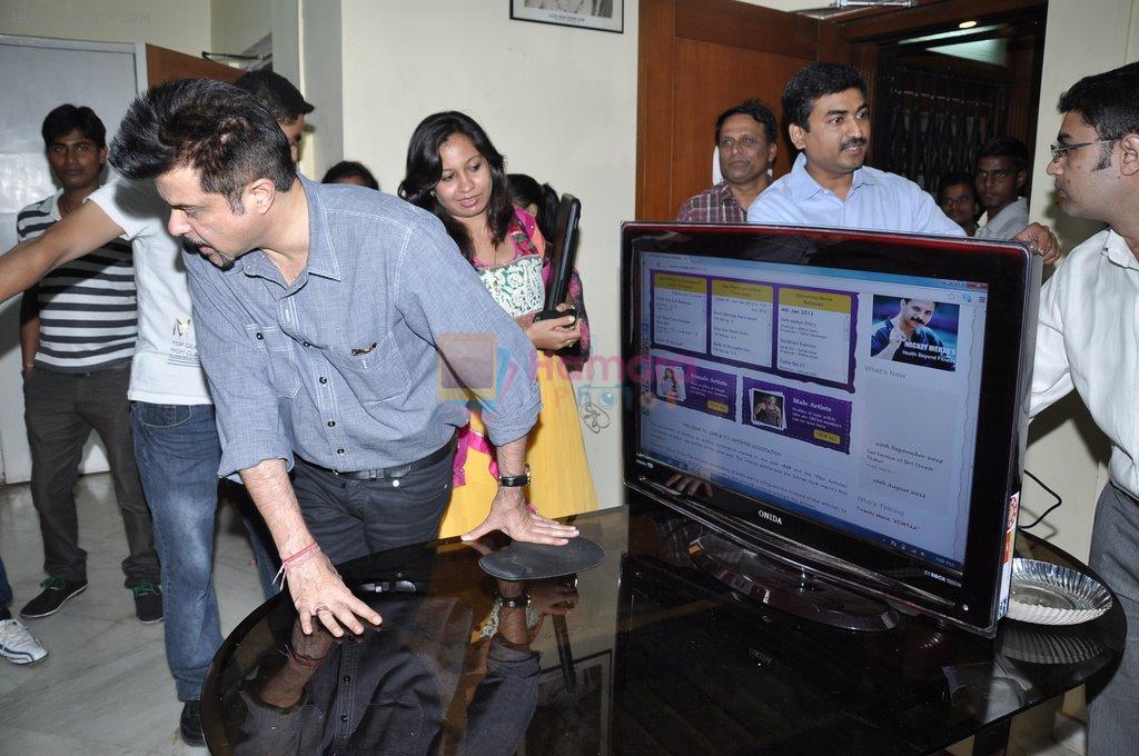 Anil Kapoor launch the website of CINTAA in Andheri, Mumbai on 27th Dec 2012