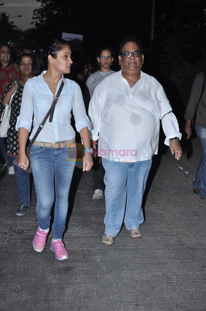 Satish Kaushik at the peace march for the Delhi victim in Mumbai on 29th Dec 2012