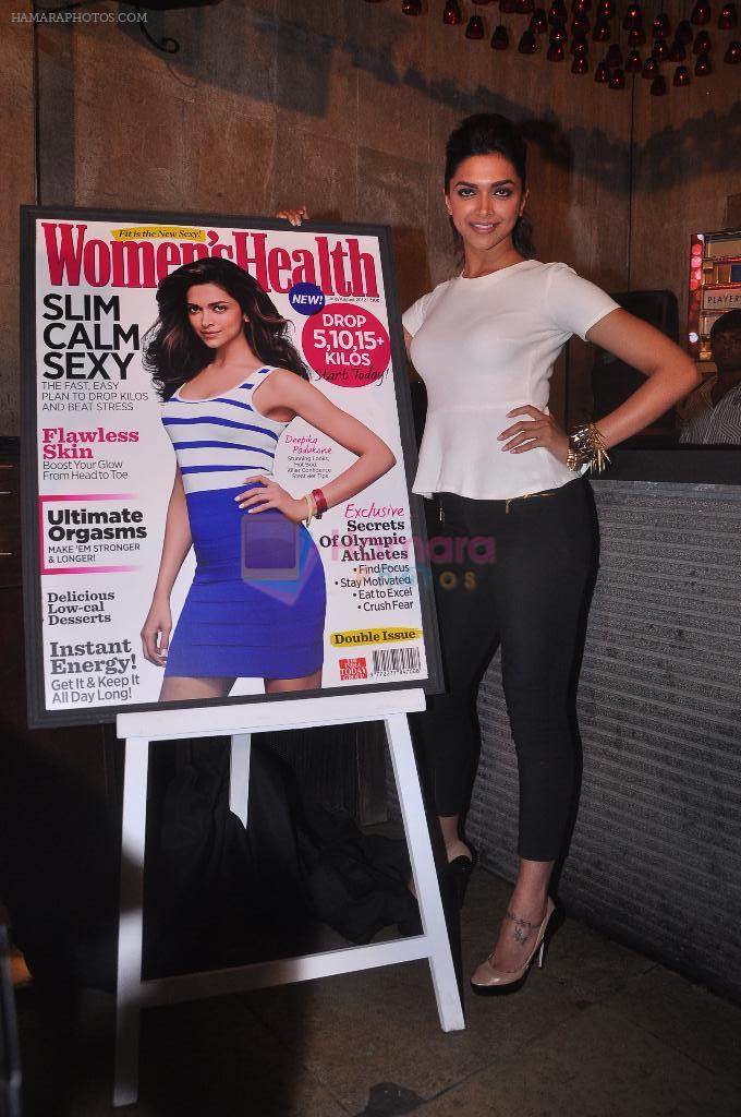 Deepika Padukone unveils the cover of Women's Health Magazine