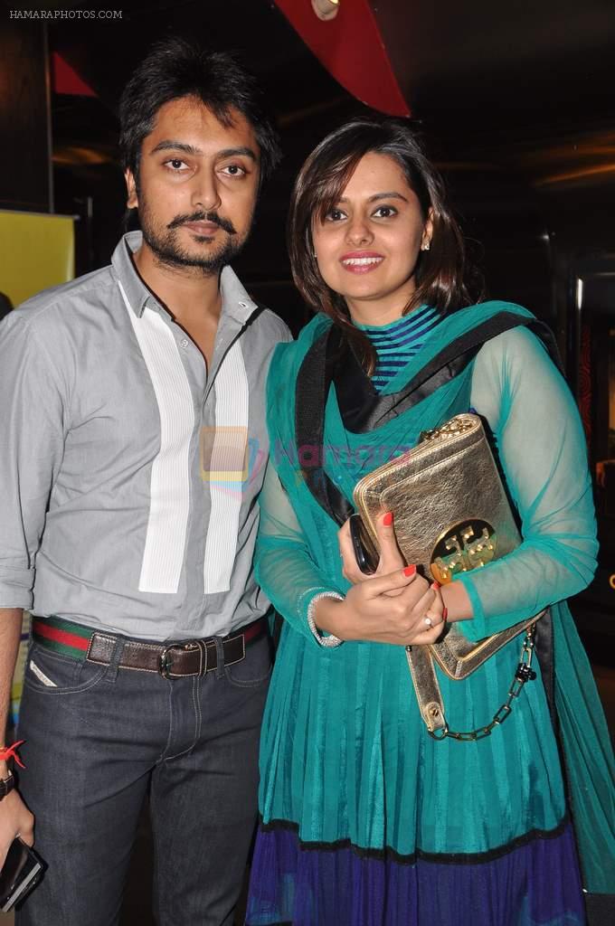 Dheeraj Deshmukh & Honey Bhagnani at Balak Palak premiere hosted by Reitesh Deshmukh in PVR, Mumbai on 2nd Jan 2013