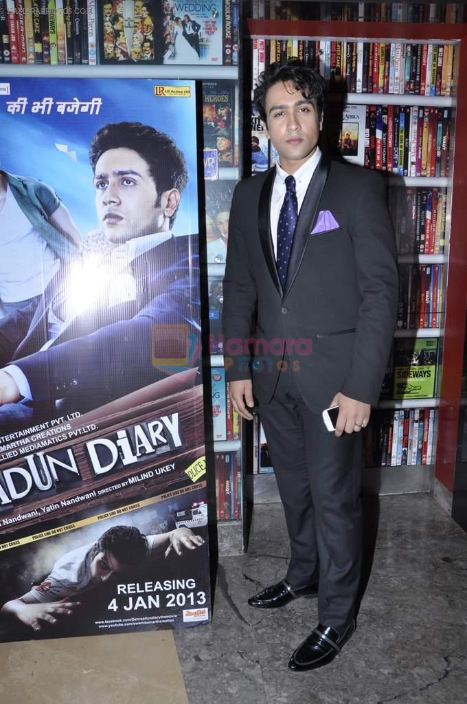 Adhyayan Suman at Dehradhun Diary film screening in PVR, Mumbai on 3rd Jan 2013