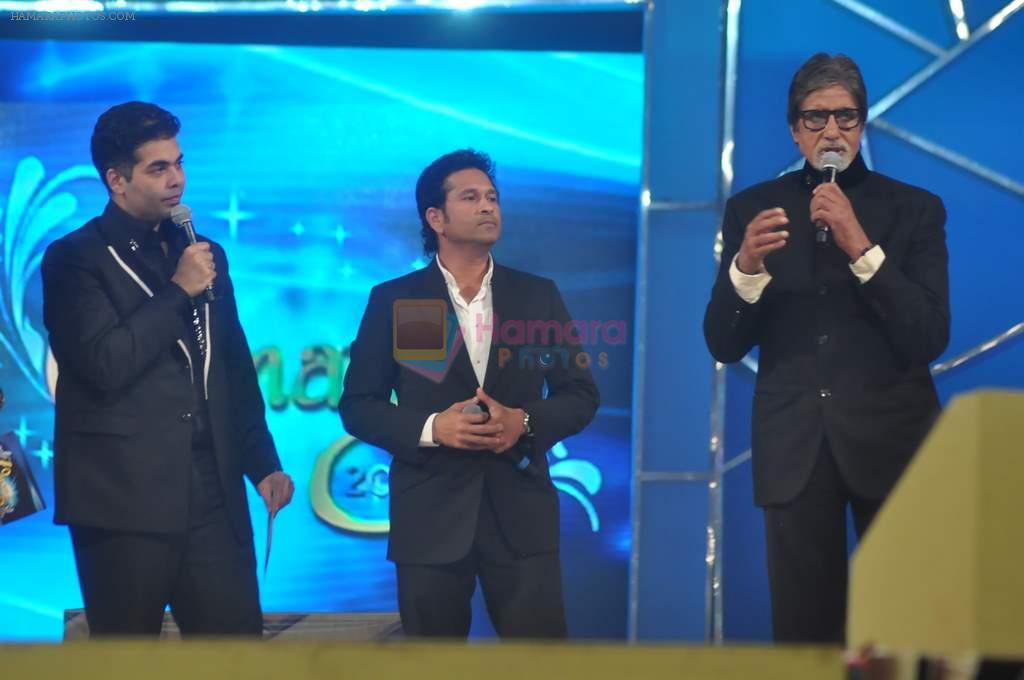 Karan Johar, Sachin tendulkar, Amitabh Bachchan at Police show Umang in Mumbai on 5th Jan 2013