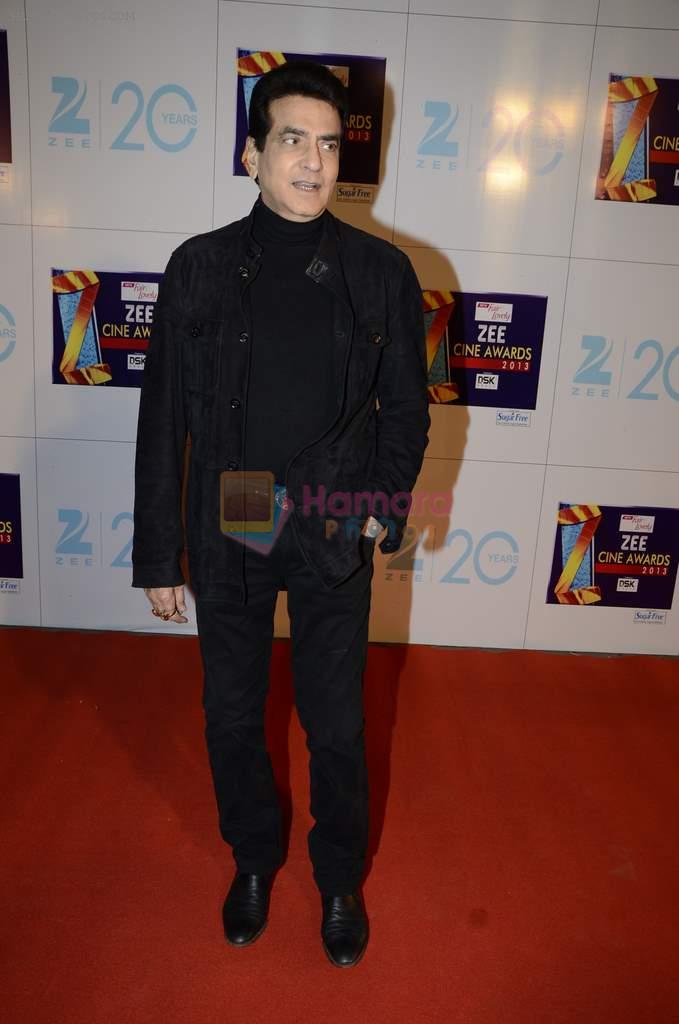 Jeetendra at Zee Awards red carpet in Mumbai on 6th Jan 2013,1