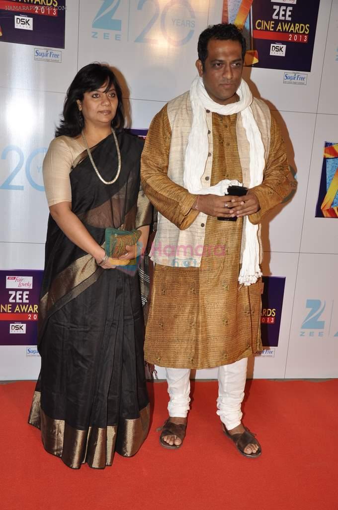 Anurag Basu at Zee Awards red carpet in Mumbai on 6th Jan 2013