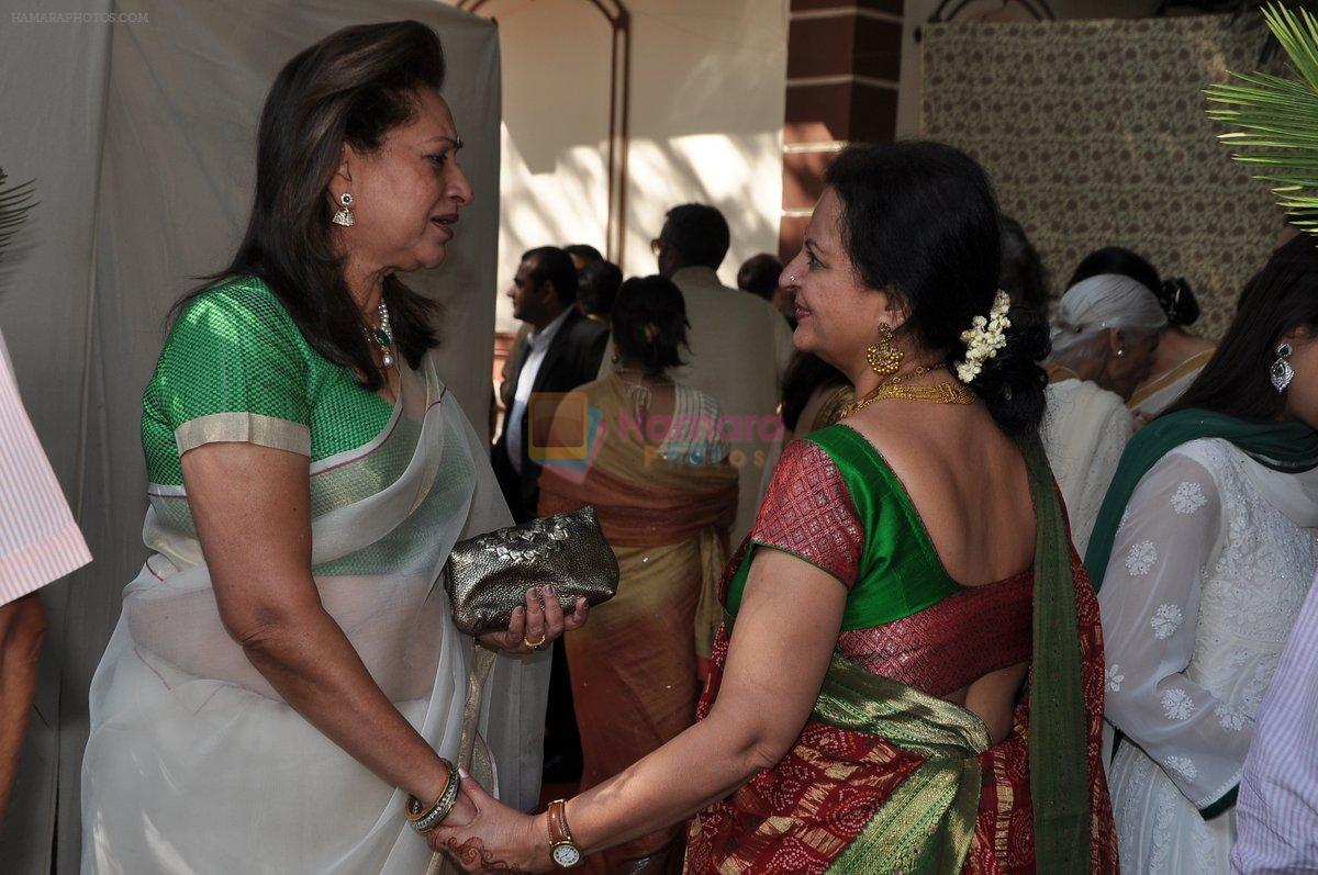 at Shaad Ali's Wedding in Bandra, Mumbai on 6th Jan 2013