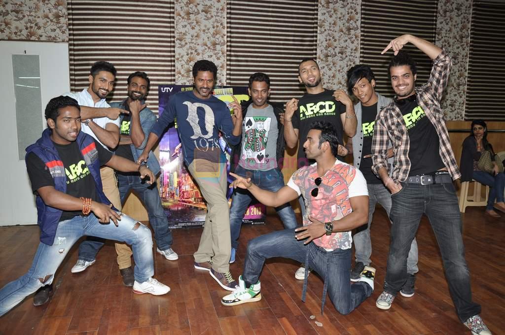 Remo D Souza, Prabhu Deva at Any Body Can Dance promotions in Andheri, Mumbai on 7th Jan 2013