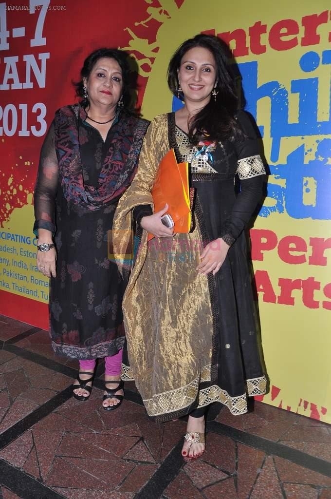 Juhi Babbar at ICFPA concert in Ravindra Natya Mandir, Mumbai on 7th Jan 2013