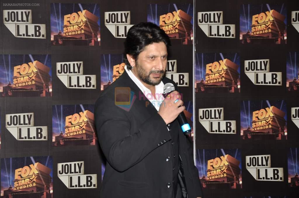 Arshad Warsi at the launch of the trailor of Jolly LLB film in PVR, Mumbai on 8th Jan 2013